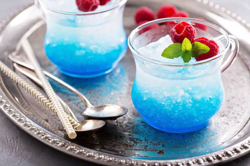 Blue raspberry drinks